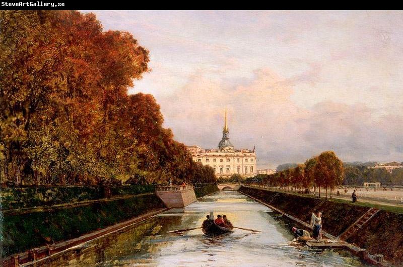 Alexey Bogolyubov View to Michael's Castle in Petersburg from Lebiazhy Canal